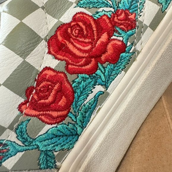 Vans Old Skool Rose Embroidery Marshmallow - Picture 4 of 6